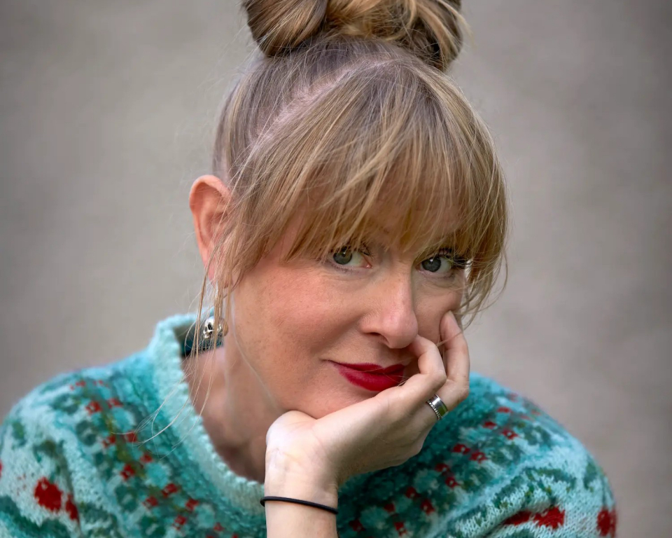 Sticka tröjor med ok