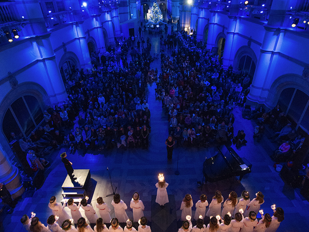 Luciakonsert i Stora hallen
